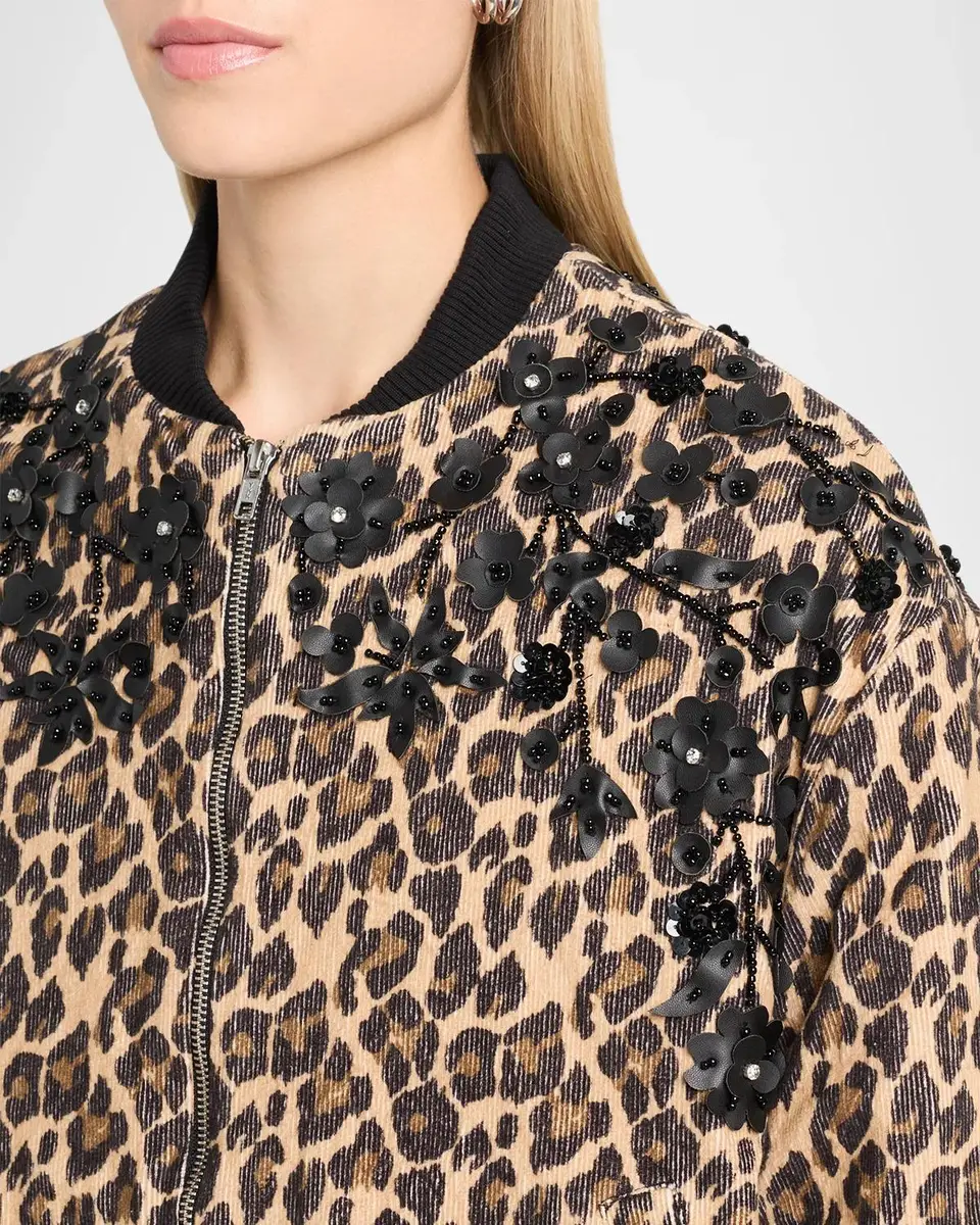 Essentiel Antwerp Kasenembo Embroidered Bomber Jacket | Thumbnail 5 Essentiel Antwerp Kasenembo Embroidered Bomber Jacket | Thumbnail 5