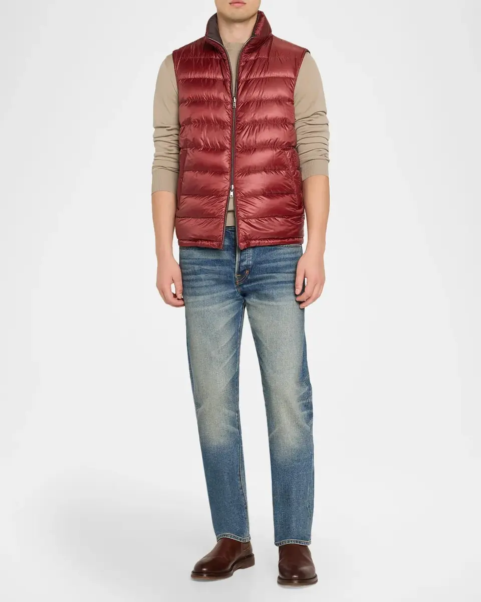 HERNO Men's Cotton-Cashmere Puffer Vest | Thumbnail 2 HERNO Men's Cotton-Cashmere Puffer Vest | Thumbnail 2