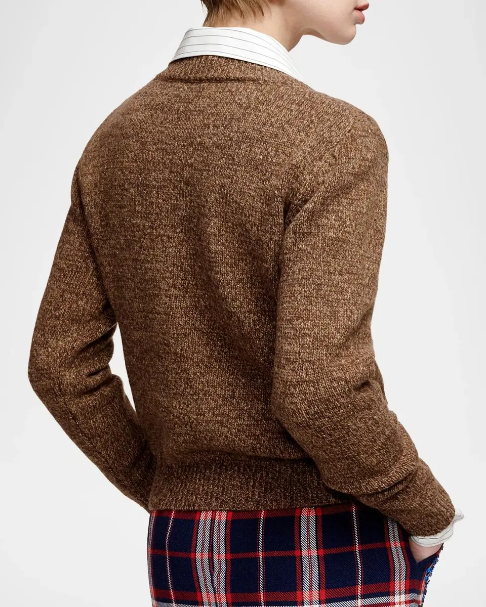 Essentiel Antwerp Korine Embroidered Wool Sweater | Thumbnail 3 Essentiel Antwerp Korine Embroidered Wool Sweater | Thumbnail 3