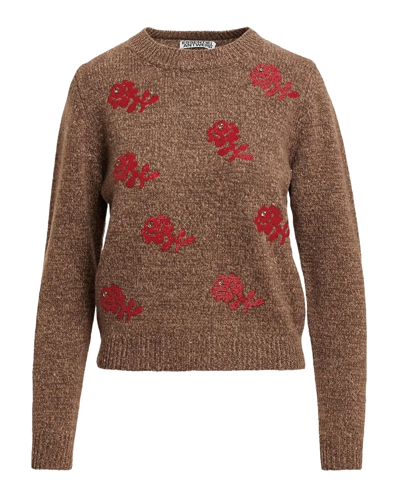 Essentiel Antwerp Korine Embroidered Wool Sweater