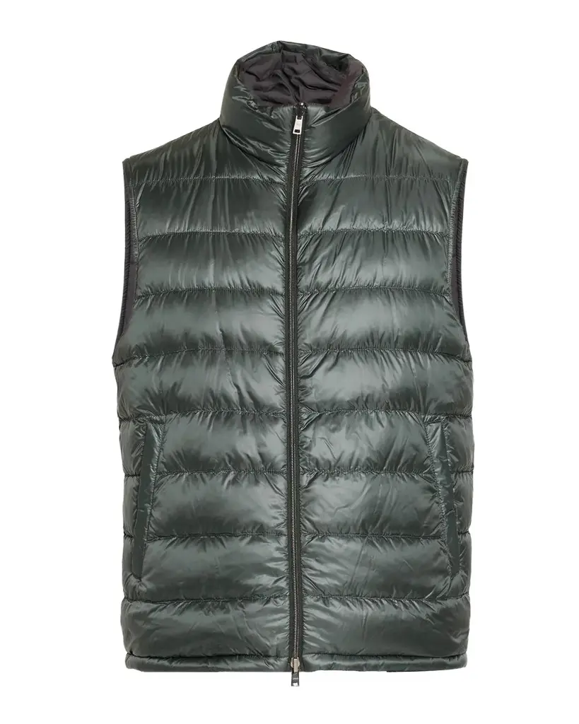 HERNO Men's Cotton-Cashmere Puffer Vest
