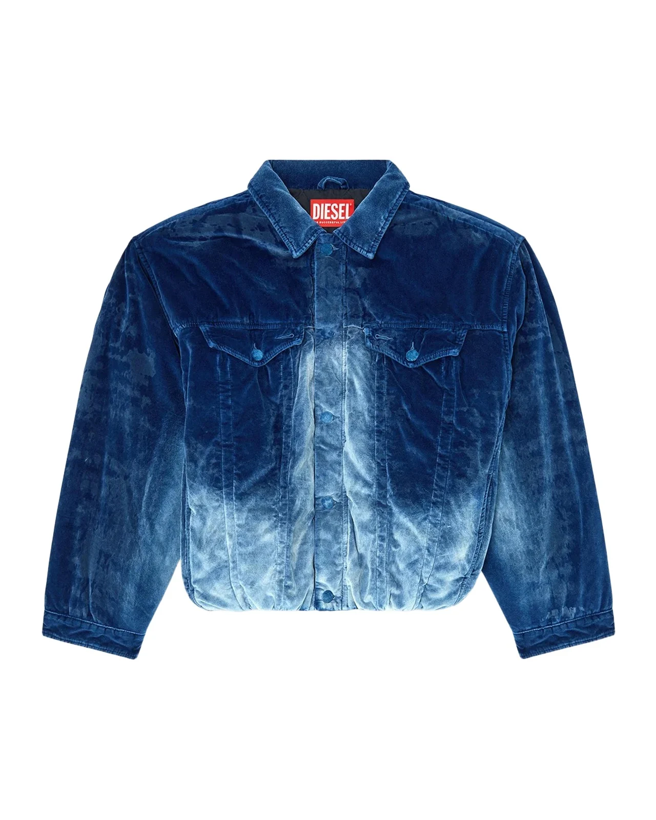 Men's Degrade Velvet Trucker Jacket