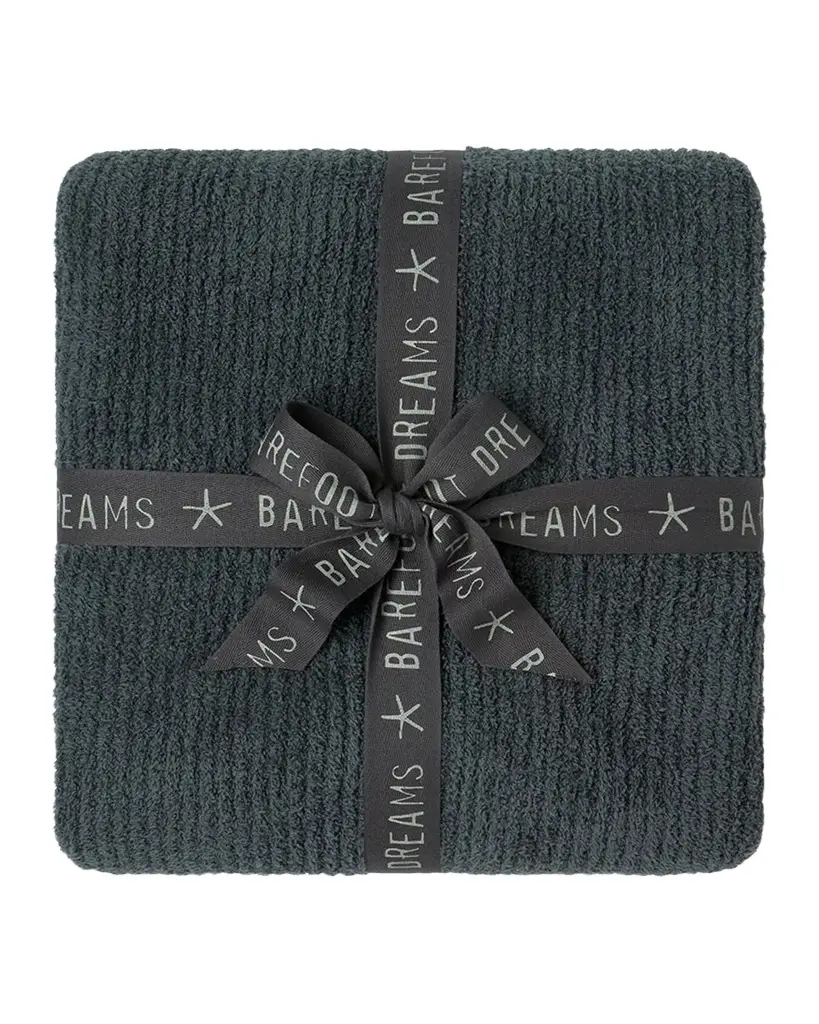 Barefoot Dreams CozyChic Ribbed Blanket Stitch Throw, 54" x 72"