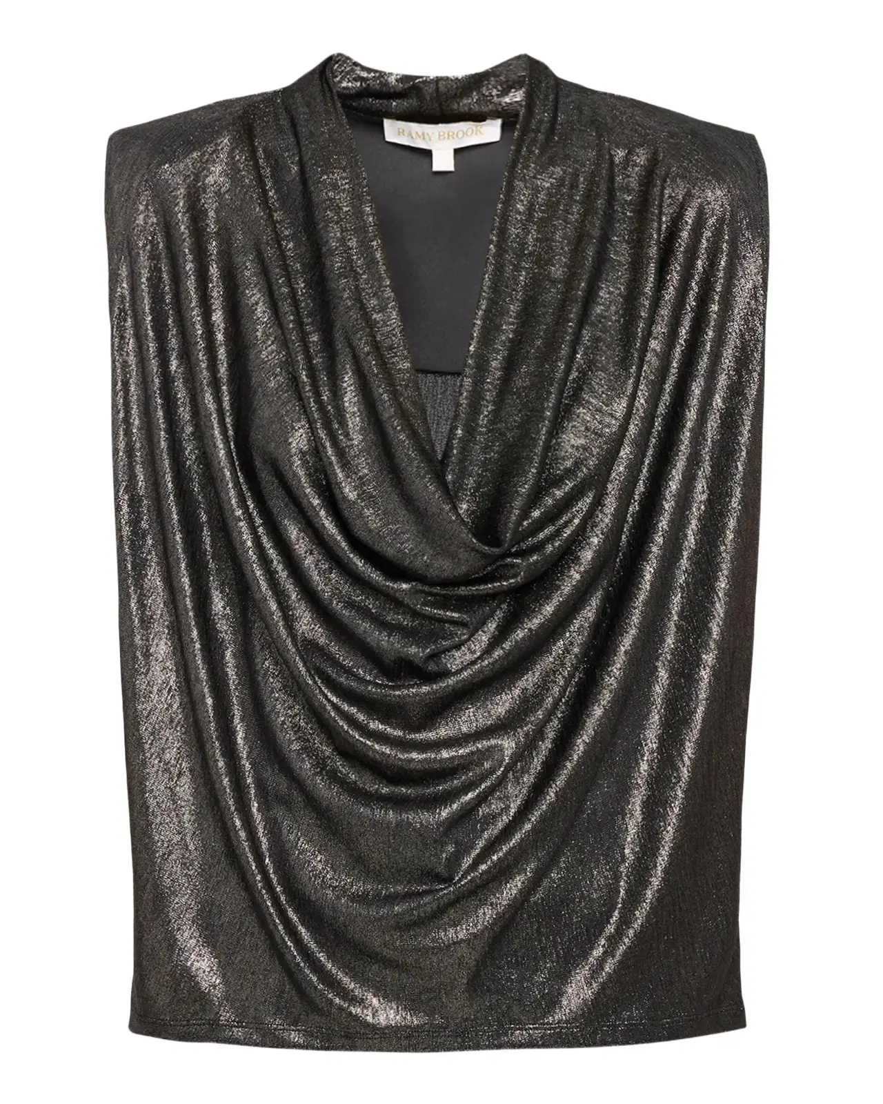 Camila Draped Sleeveless Top Camila Draped Sleeveless Top