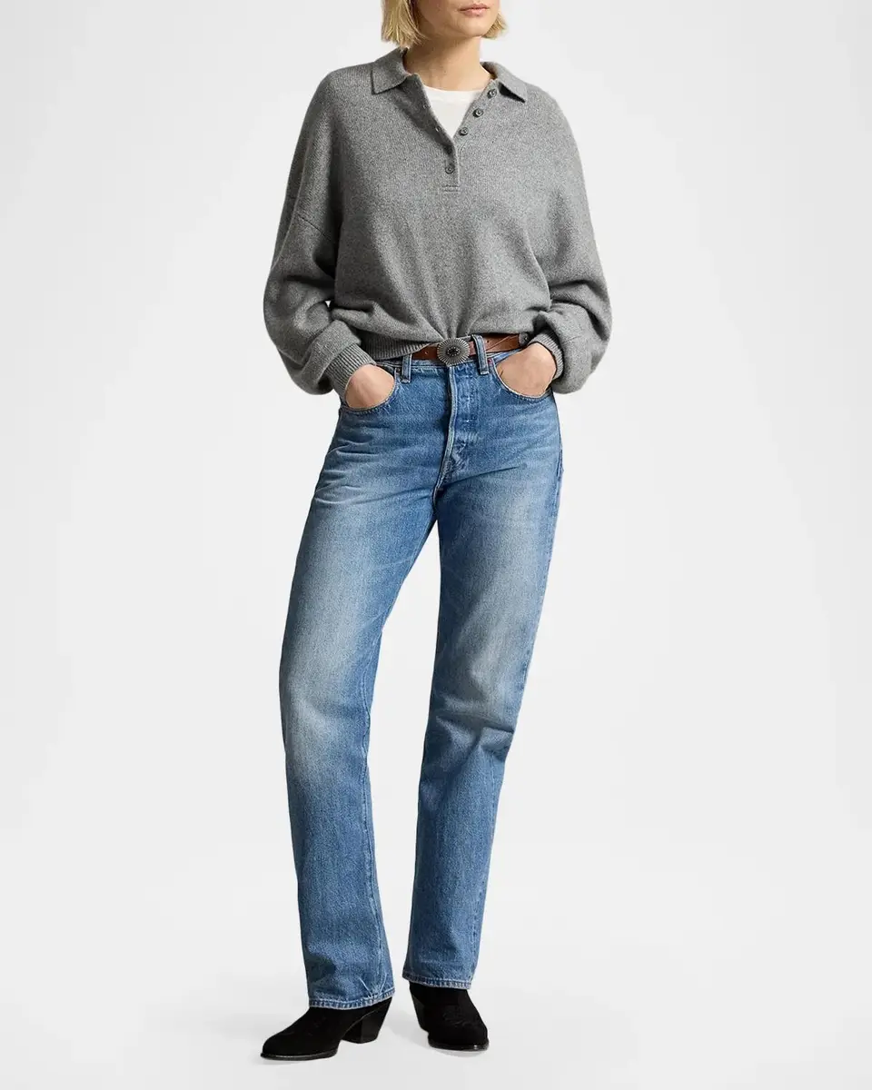 Polo Ralph Lauren Polo-Collar Cashmere Sweater | Thumbnail 2 Polo Ralph Lauren Polo-Collar Cashmere Sweater | Thumbnail 2