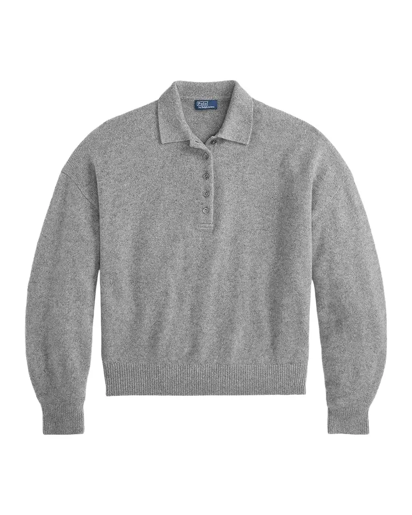 Polo-Collar Cashmere Sweater Polo-Collar Cashmere Sweater