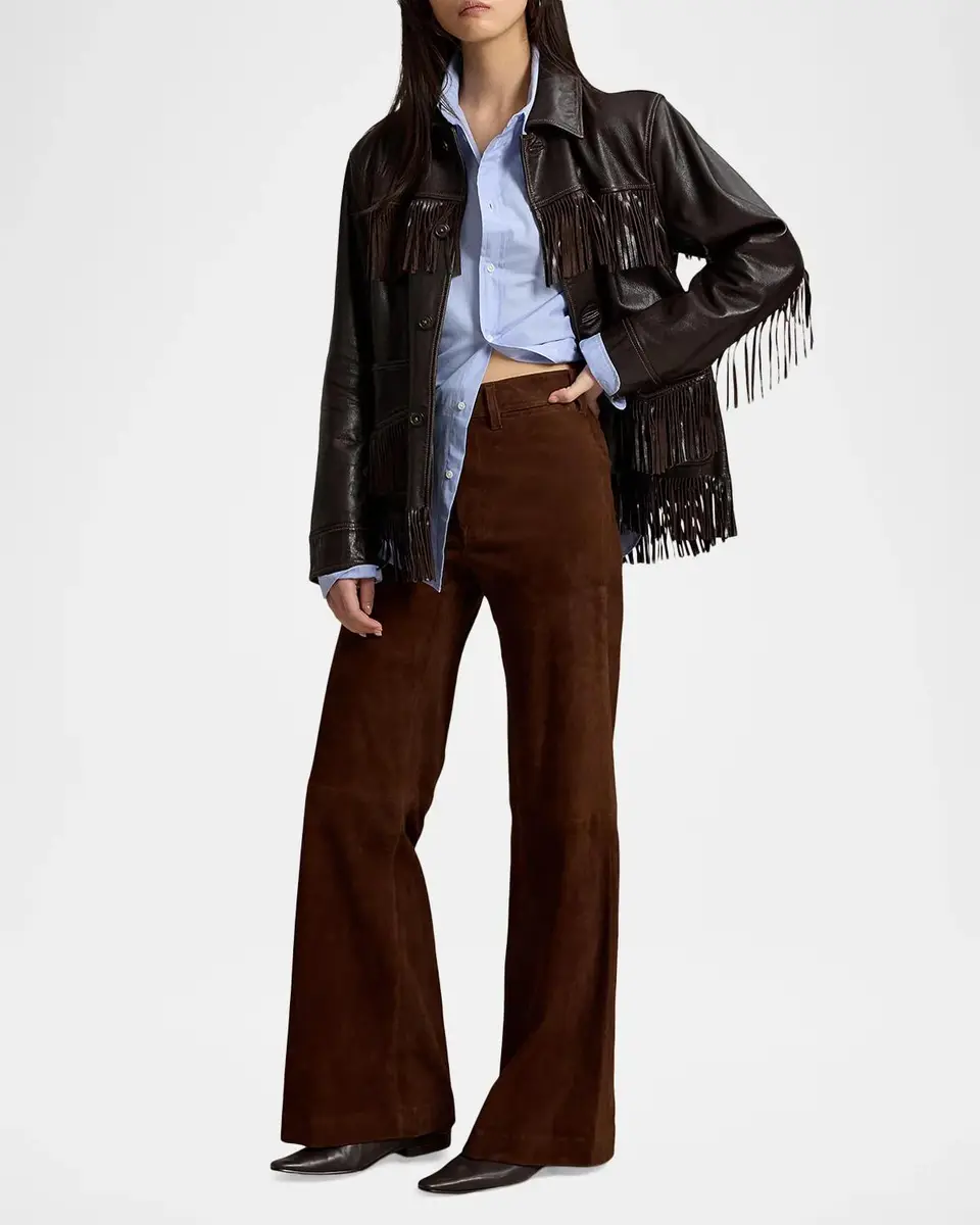 Polo Ralph Lauren Beaton Suede Pants | Thumbnail 2