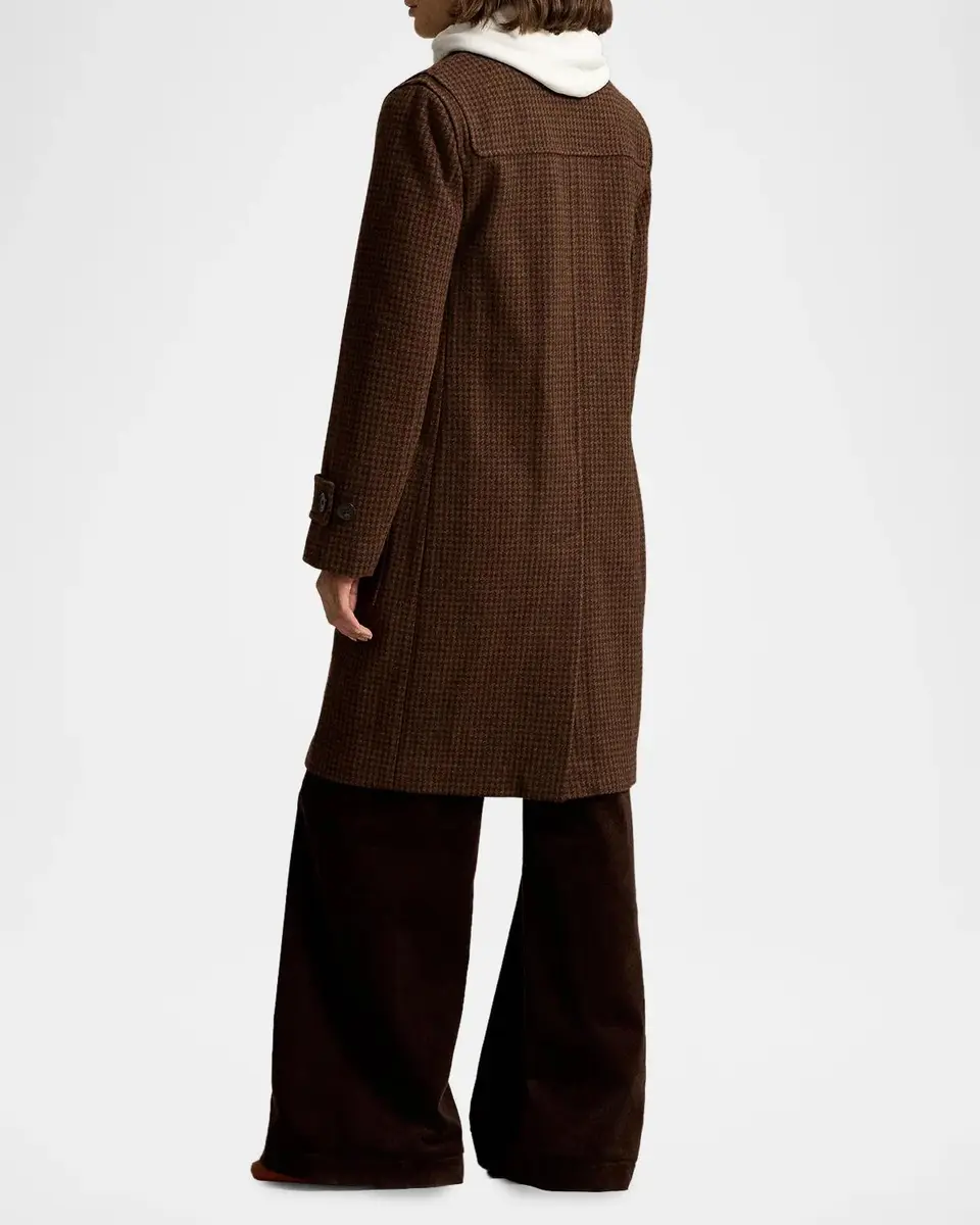 Polo Ralph Lauren Houndstooth Wool Toggle Coat | Thumbnail 3 Polo Ralph Lauren Houndstooth Wool Toggle Coat | Thumbnail 3