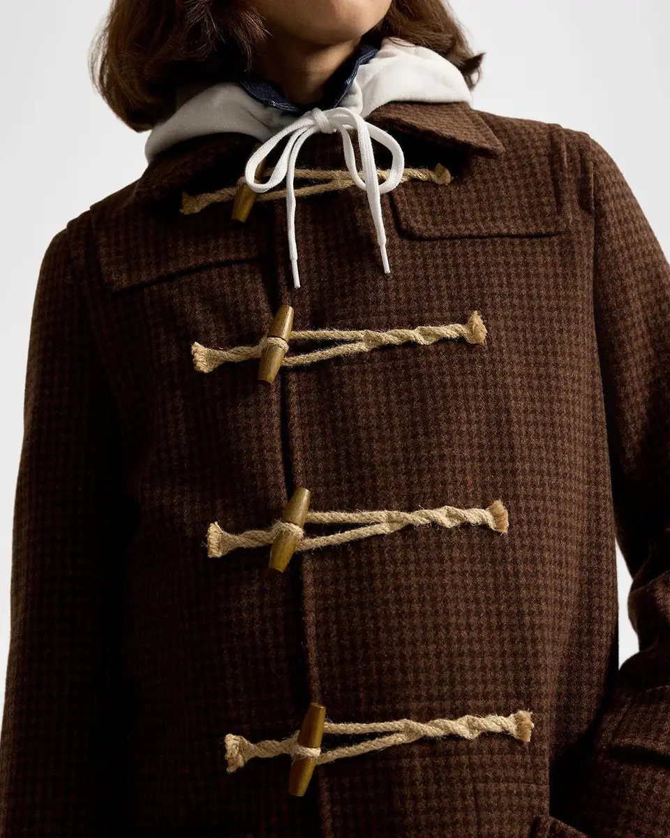 Polo Ralph Lauren Houndstooth Wool Toggle Coat | Thumbnail 5 Polo Ralph Lauren Houndstooth Wool Toggle Coat | Thumbnail 5