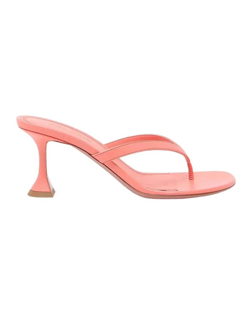 Juliette 70MM Leather Trumpet Heel Sandals Juliette 70MM Leather Trumpet Heel Sandals