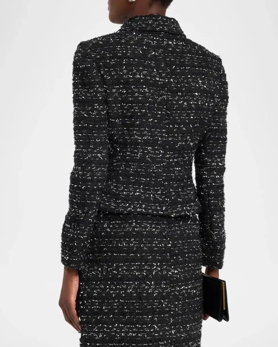 Rickie Freeman for Teri Jon Beaded Metallic Boucle Jacket | Thumbnail 3 Rickie Freeman for Teri Jon Beaded Metallic Boucle Jacket | Thumbnail 3