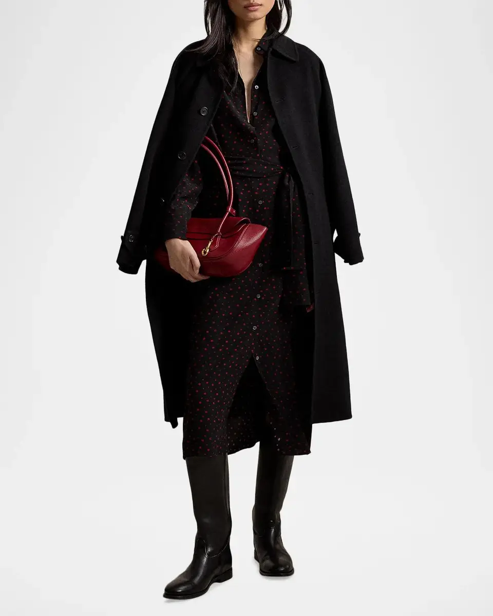 Polo Ralph Lauren Printed Crepe Tie-Waist Shirtdress | Thumbnail 2