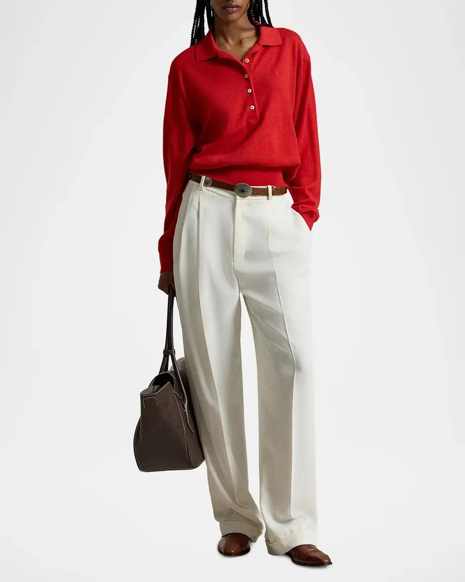 Polo Ralph Lauren Merino Wool Polo-Collar Sweater | Thumbnail 2 Polo Ralph Lauren Merino Wool Polo-Collar Sweater | Thumbnail 2