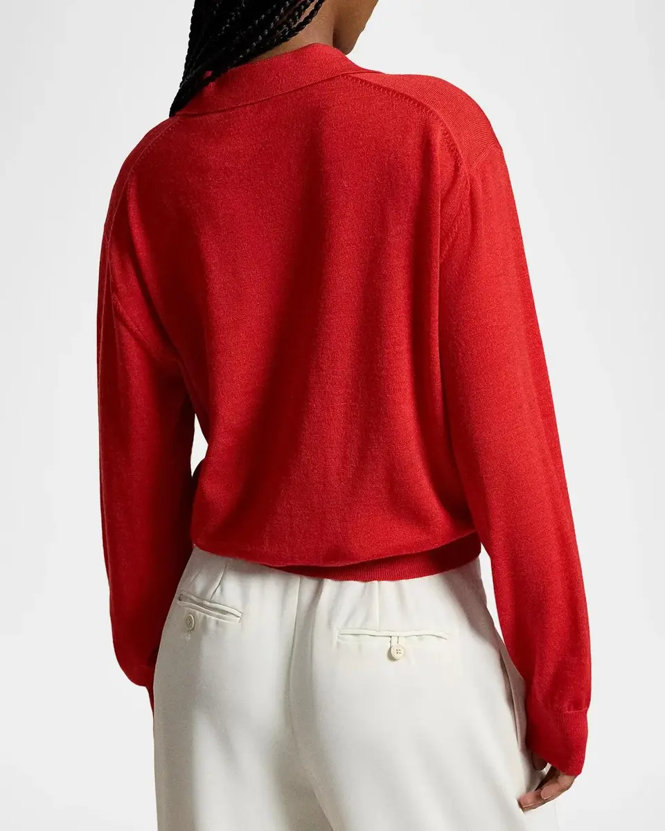 Polo Ralph Lauren Merino Wool Polo-Collar Sweater | Thumbnail 3 Polo Ralph Lauren Merino Wool Polo-Collar Sweater | Thumbnail 3