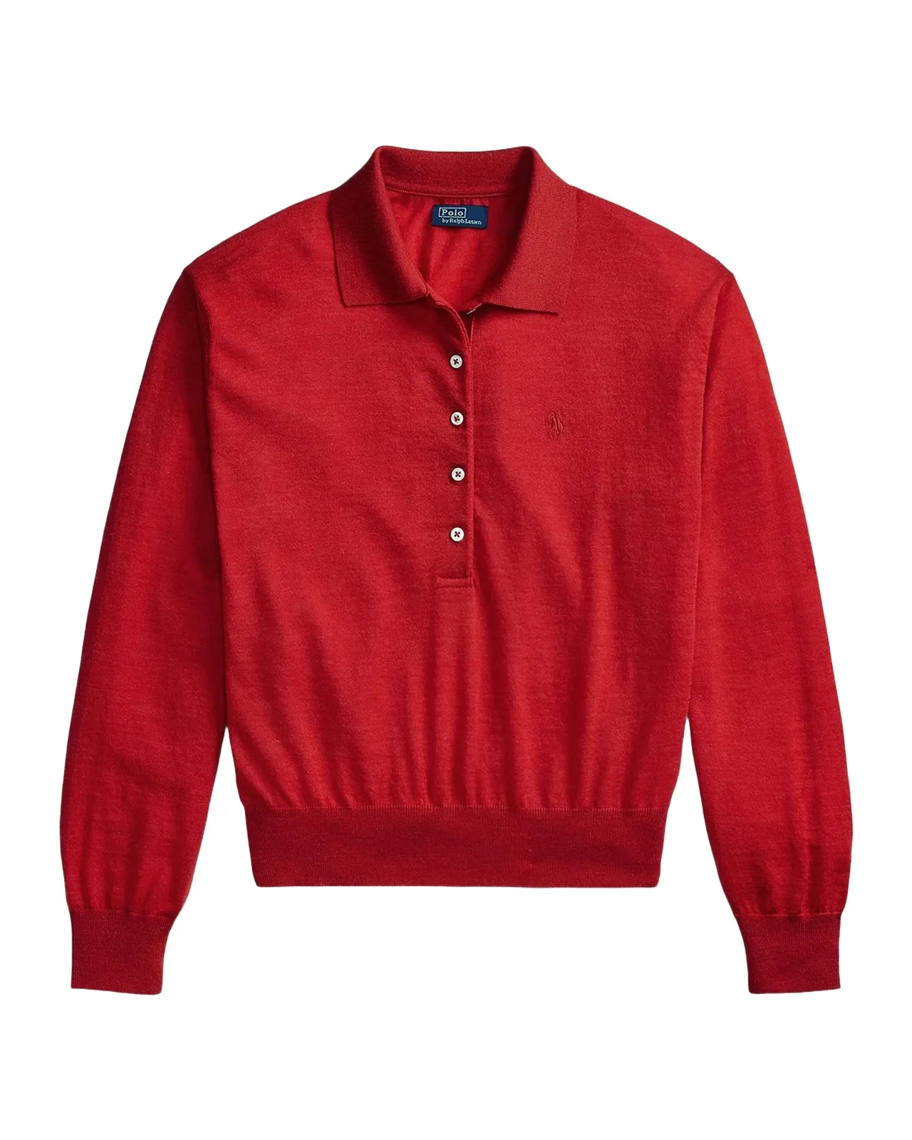 Polo Ralph Lauren Merino Wool Polo-Collar Sweater