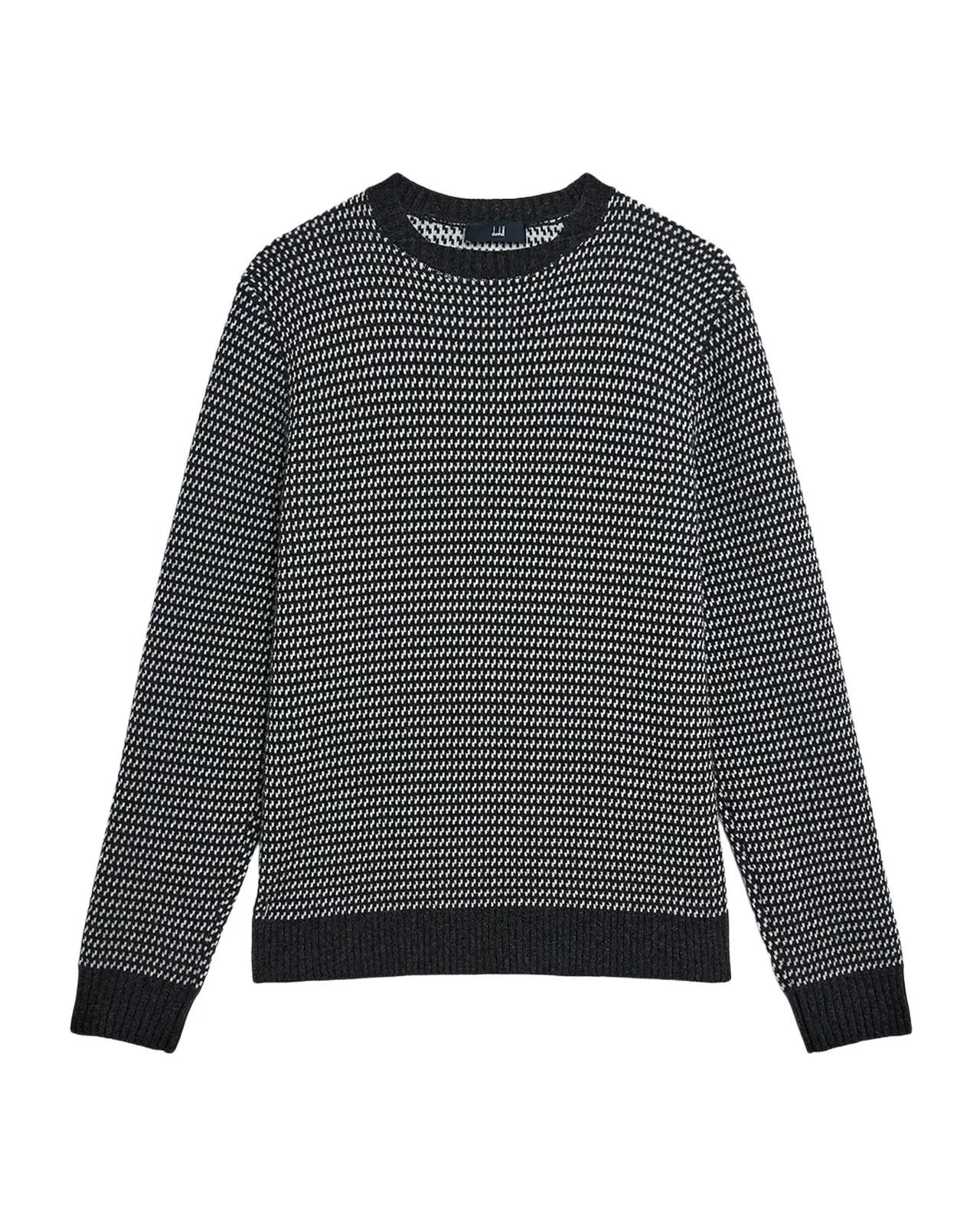 dunhill Men's Cashmere 7GG Two-Tone Crewneck Sweater