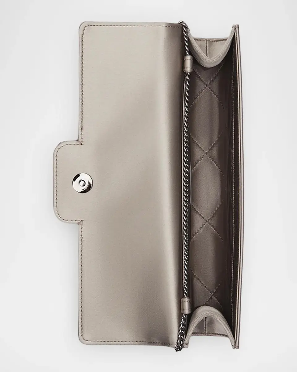 Roger Vivier Crystal Satin Envelope Clutch Bag | Thumbnail 2 Roger Vivier Crystal Satin Envelope Clutch Bag | Thumbnail 2