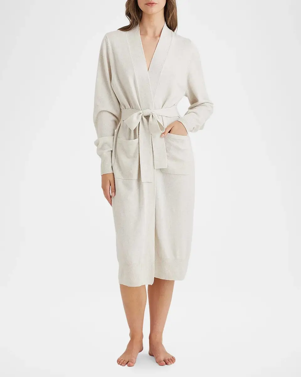 Papinelle Lightweight Cashmere Robe | Thumbnail 2 Papinelle Lightweight Cashmere Robe | Thumbnail 2