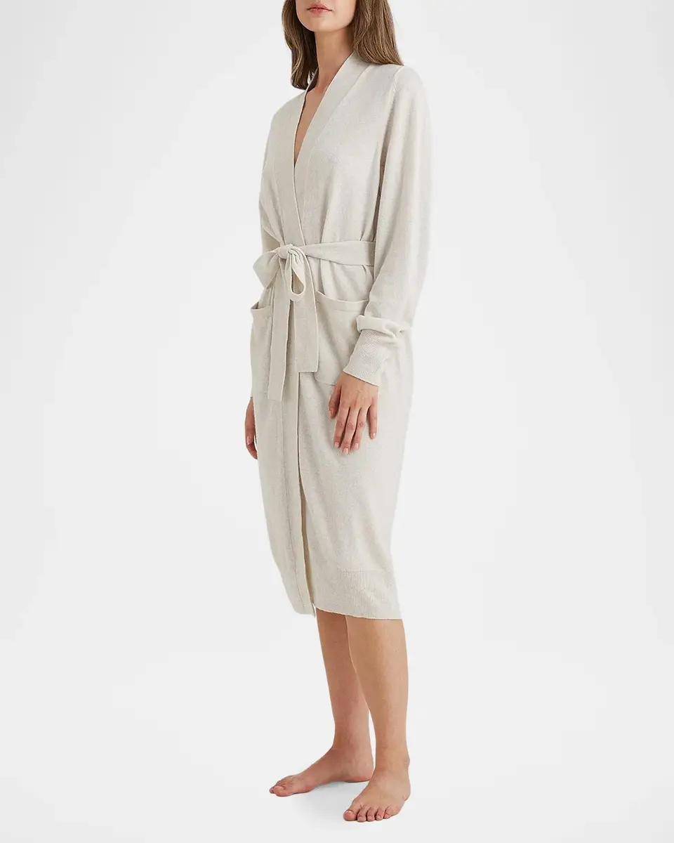 Papinelle Lightweight Cashmere Robe | Thumbnail 5 Papinelle Lightweight Cashmere Robe | Thumbnail 5