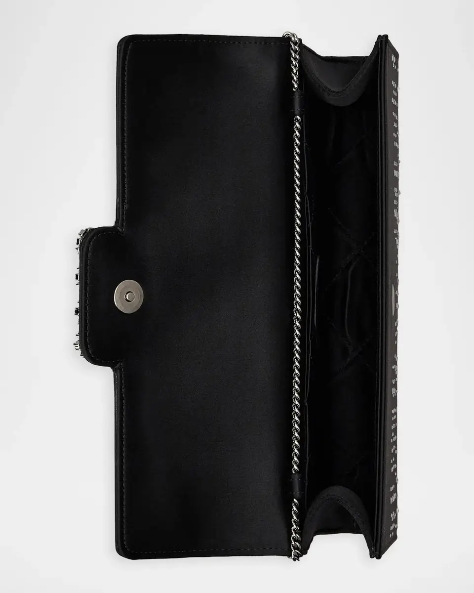 Roger Vivier Crystal Satin Envelope Clutch Bag | Thumbnail 2 Roger Vivier Crystal Satin Envelope Clutch Bag | Thumbnail 2