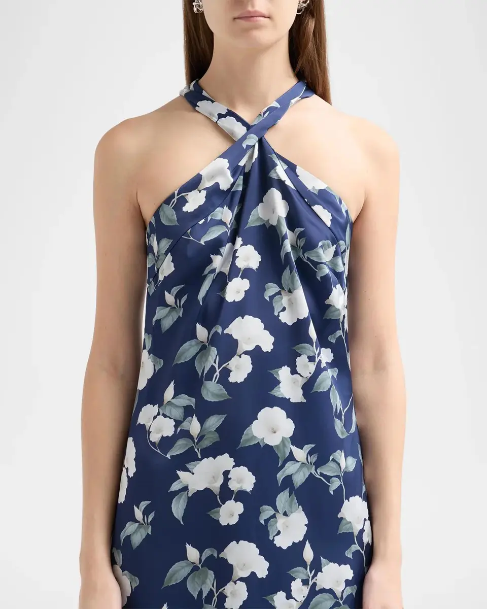 SACHIN & BABI Laurant Floral Print Halterneck Gown | Thumbnail 5 SACHIN & BABI Laurant Floral Print Halterneck Gown | Thumbnail 5