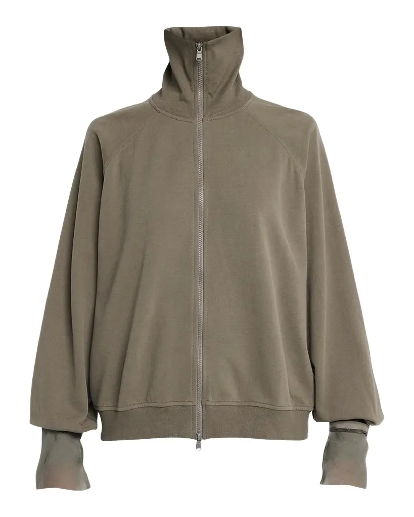 Monili Silk Cuffs Travel Zip-Up Jacket Monili Silk Cuffs Travel Zip-Up Jacket