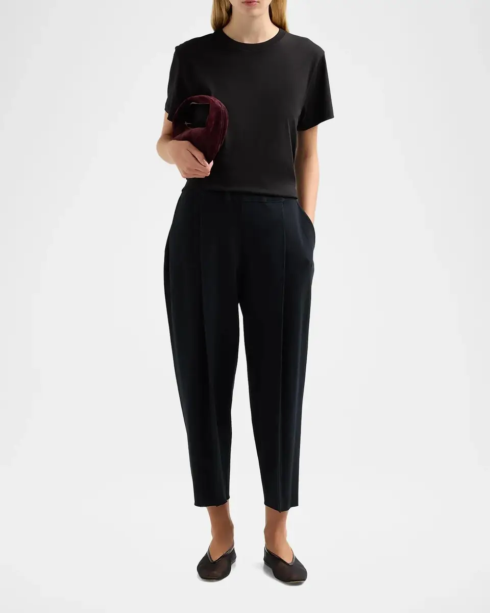 Issey Miyake Campagne Tapered Stretch Cotton Trousers | Thumbnail 2 Issey Miyake Campagne Tapered Stretch Cotton Trousers | Thumbnail 2