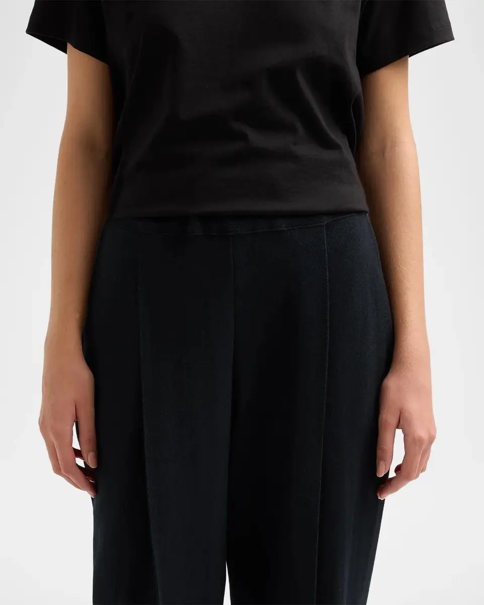 Issey Miyake Campagne Tapered Stretch Cotton Trousers | Thumbnail 5 Issey Miyake Campagne Tapered Stretch Cotton Trousers | Thumbnail 5