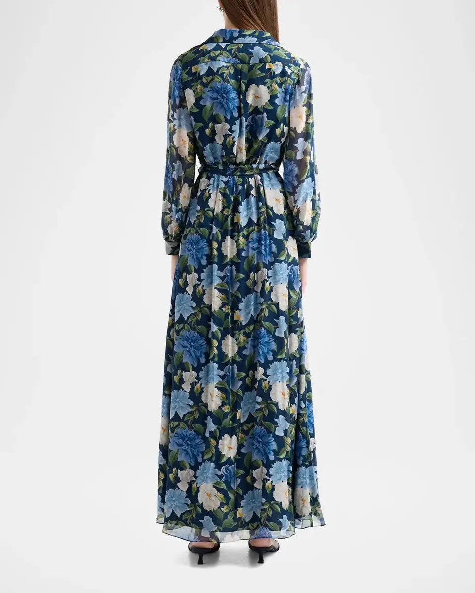 SACHIN & BABI Priscilla Chiffon Shirt Gown | Thumbnail 3 SACHIN & BABI Priscilla Chiffon Shirt Gown | Thumbnail 3
