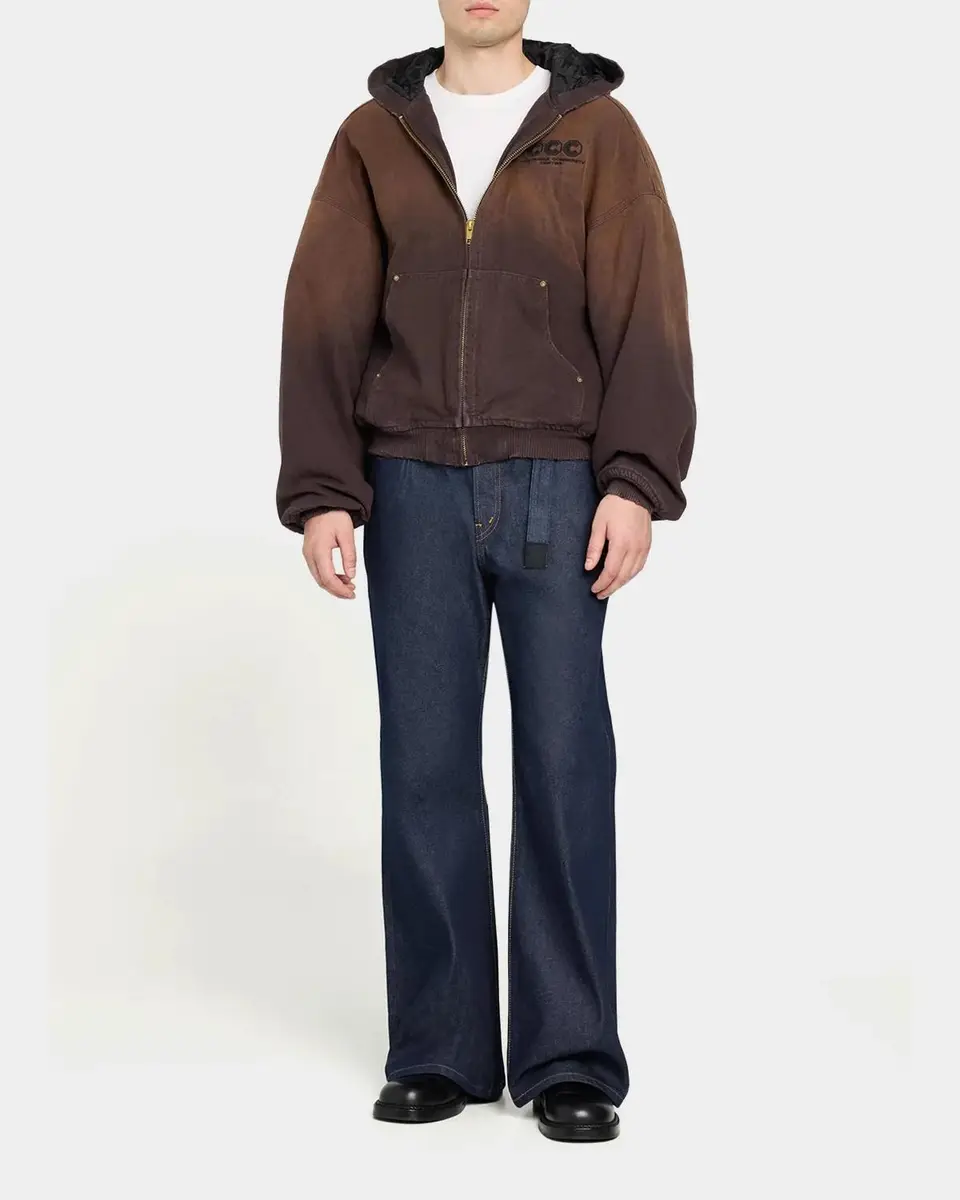Willy Chavarria Men's Faux Suede Tonal Ombré Jacket | Thumbnail 2