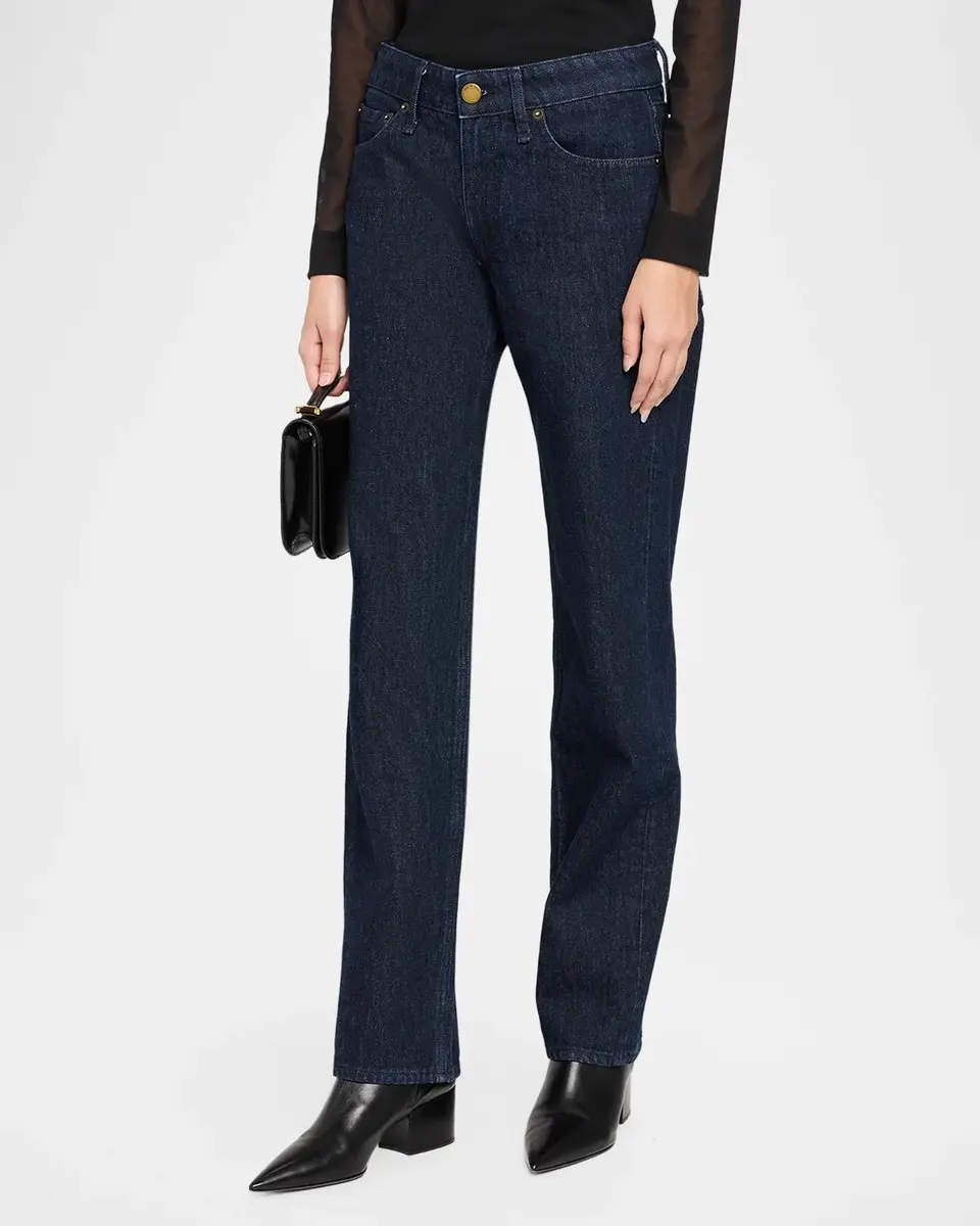 rag & bone Harlow Low-Rise Straight-Leg Jeans | Thumbnail 4 rag & bone Harlow Low-Rise Straight-Leg Jeans | Thumbnail 4