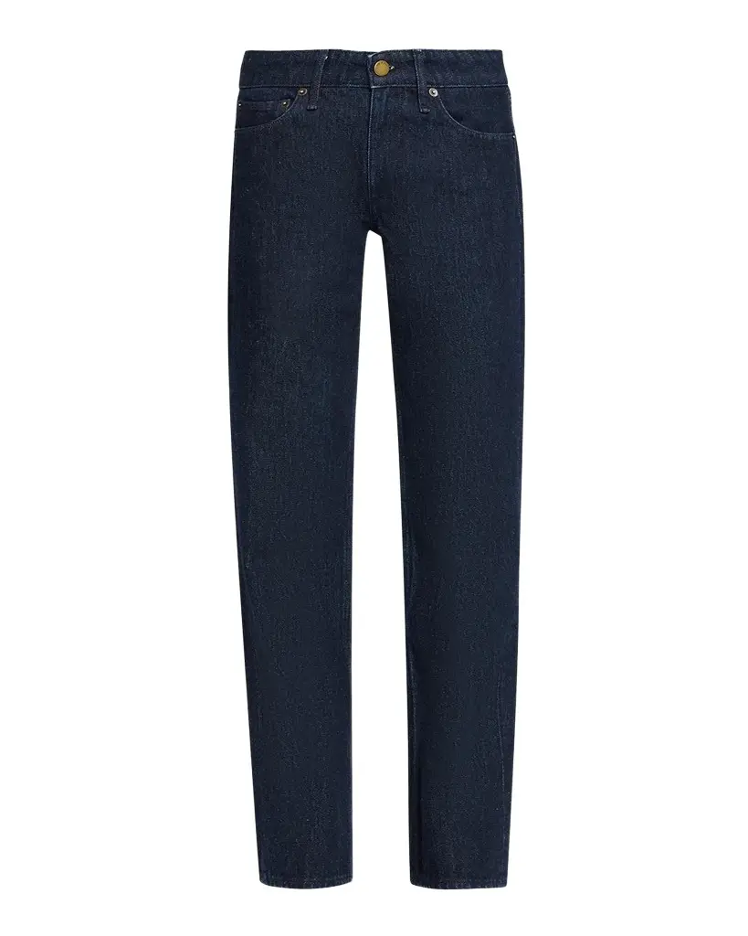 rag & bone Harlow Low-Rise Straight-Leg Jeans