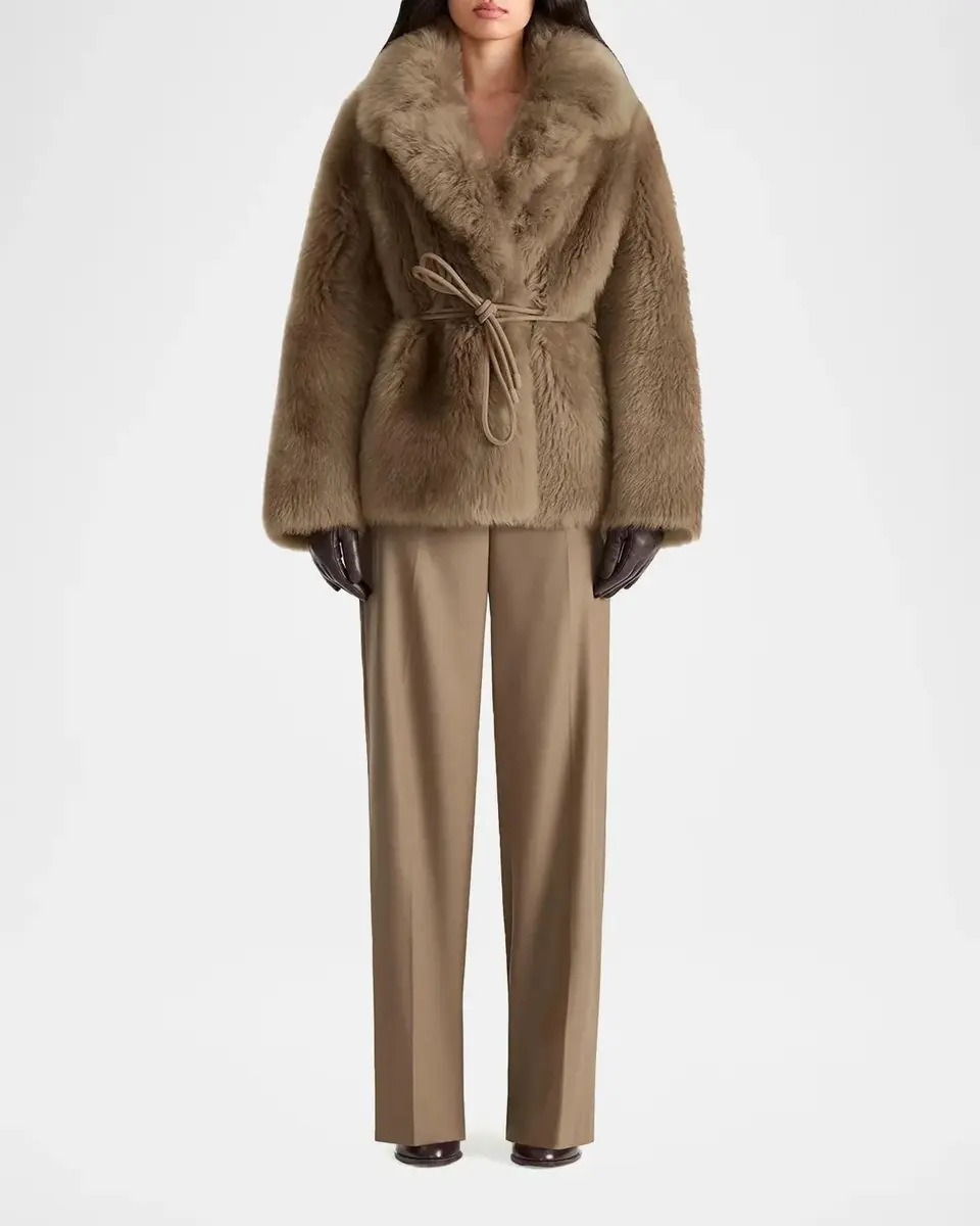 Mackage Ali Oversized Shearling Coat | Thumbnail 2 Mackage Ali Oversized Shearling Coat | Thumbnail 2
