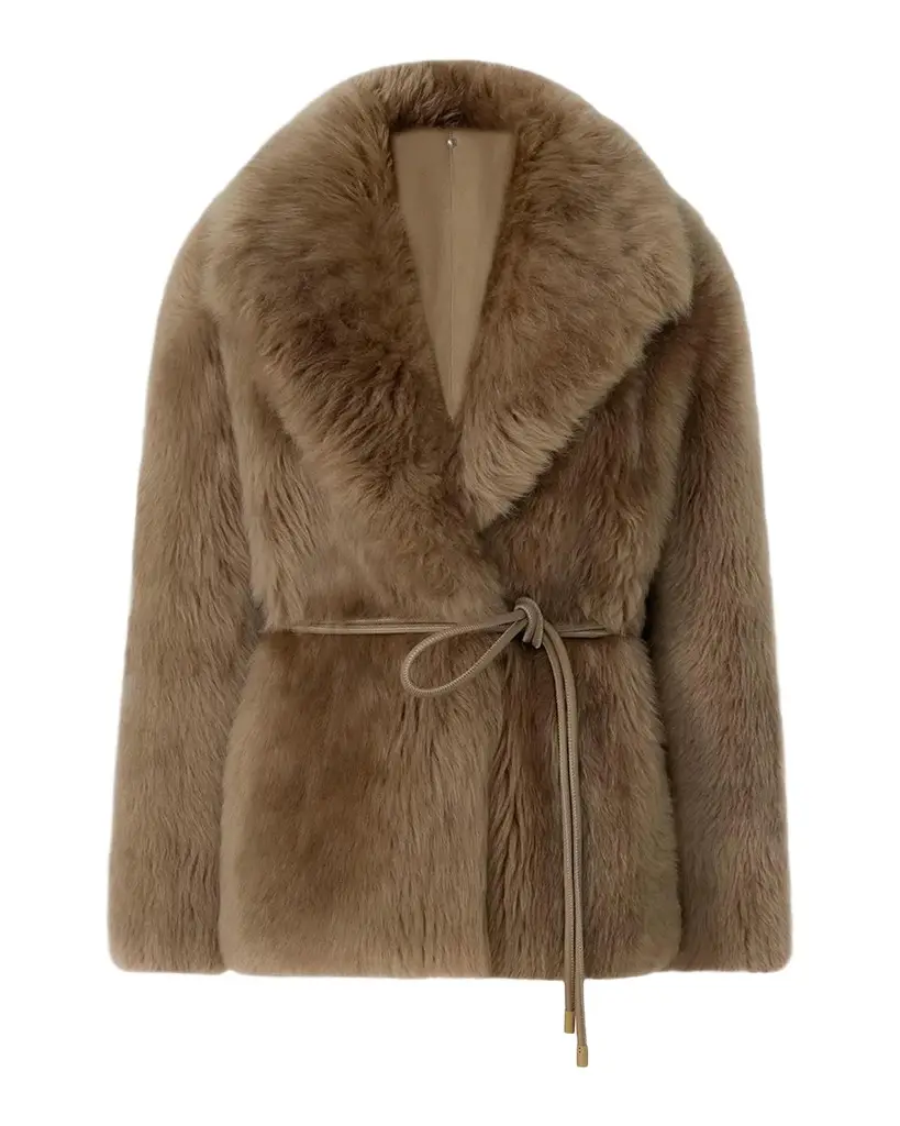 Mackage Ali Oversized Shearling Coat