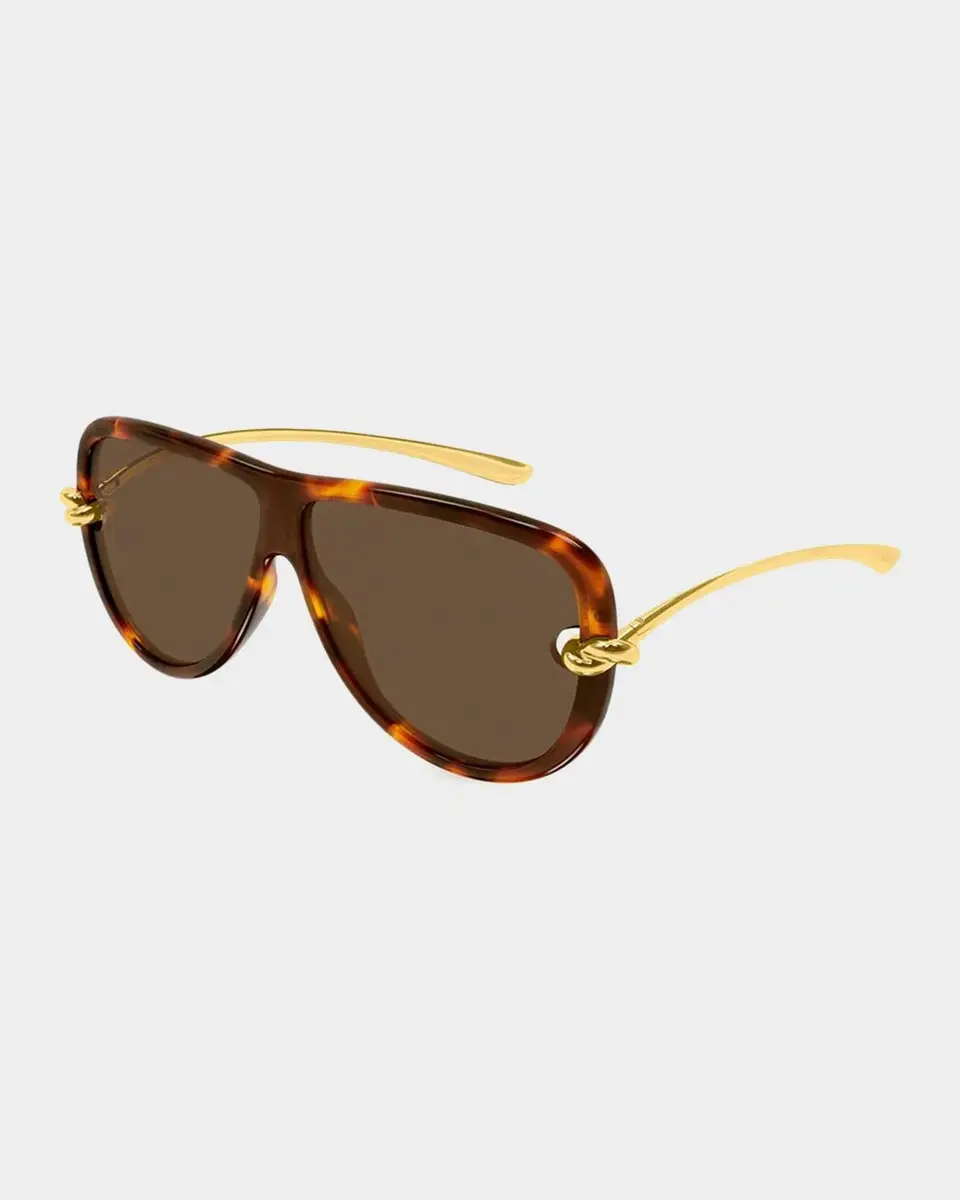 Bottega Veneta Knot 61MM Aviator Sunglasses | Thumbnail 2 Bottega Veneta Knot 61MM Aviator Sunglasses | Thumbnail 2