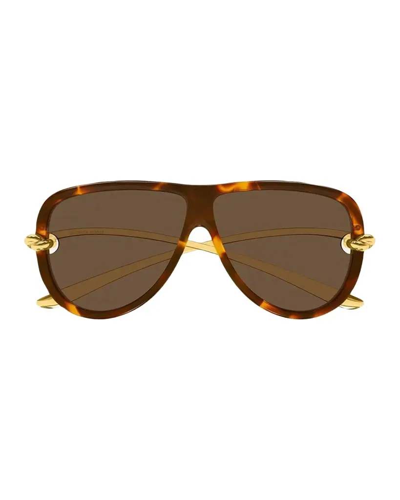 Bottega Veneta Knot 61MM Aviator Sunglasses