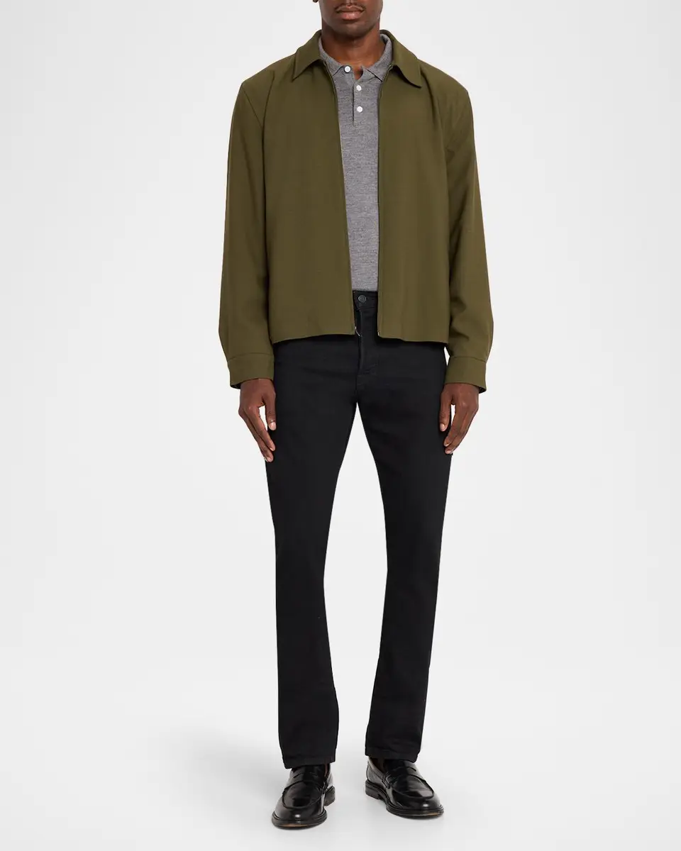 Simkhai Men's Sidney Full-Zip Blouson Jacket | Thumbnail 2 Simkhai Men's Sidney Full-Zip Blouson Jacket | Thumbnail 2