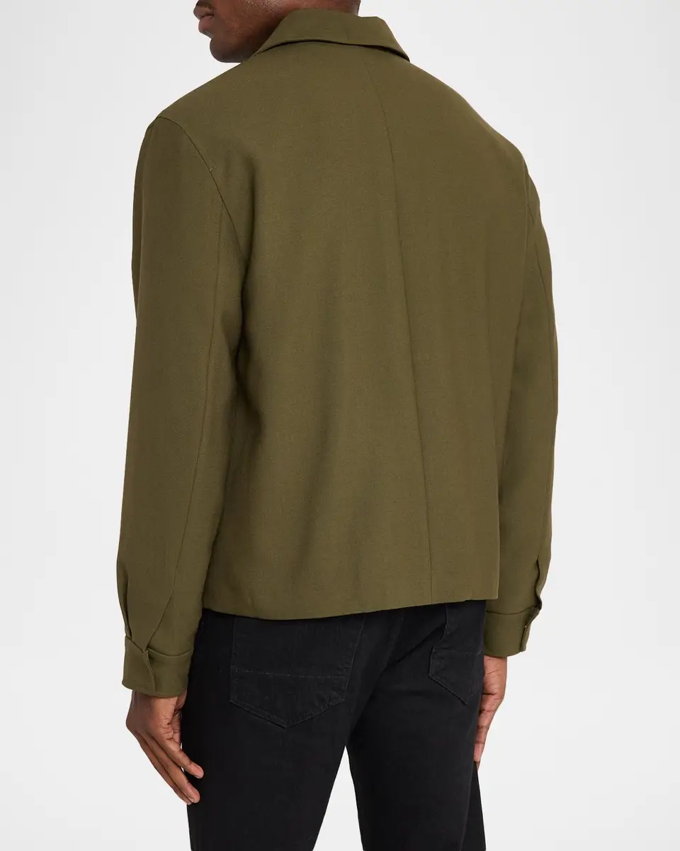 Simkhai Men's Sidney Full-Zip Blouson Jacket | Thumbnail 3 Simkhai Men's Sidney Full-Zip Blouson Jacket | Thumbnail 3