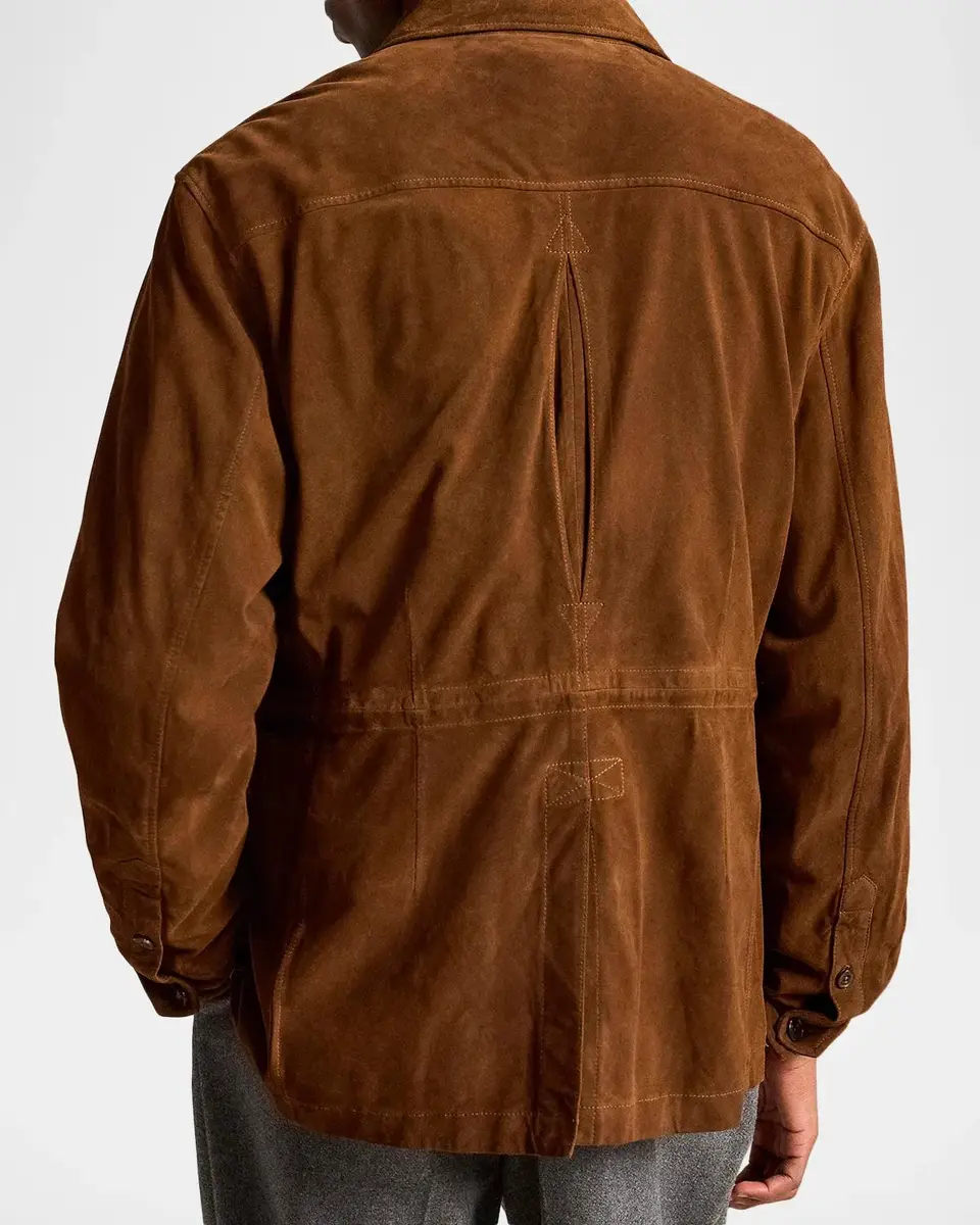Polo Ralph Lauren Men's Suede Safari Jacket | Thumbnail 3 Polo Ralph Lauren Men's Suede Safari Jacket | Thumbnail 3