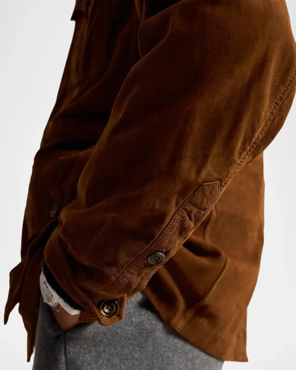 Polo Ralph Lauren Men's Suede Safari Jacket | Thumbnail 5 Polo Ralph Lauren Men's Suede Safari Jacket | Thumbnail 5