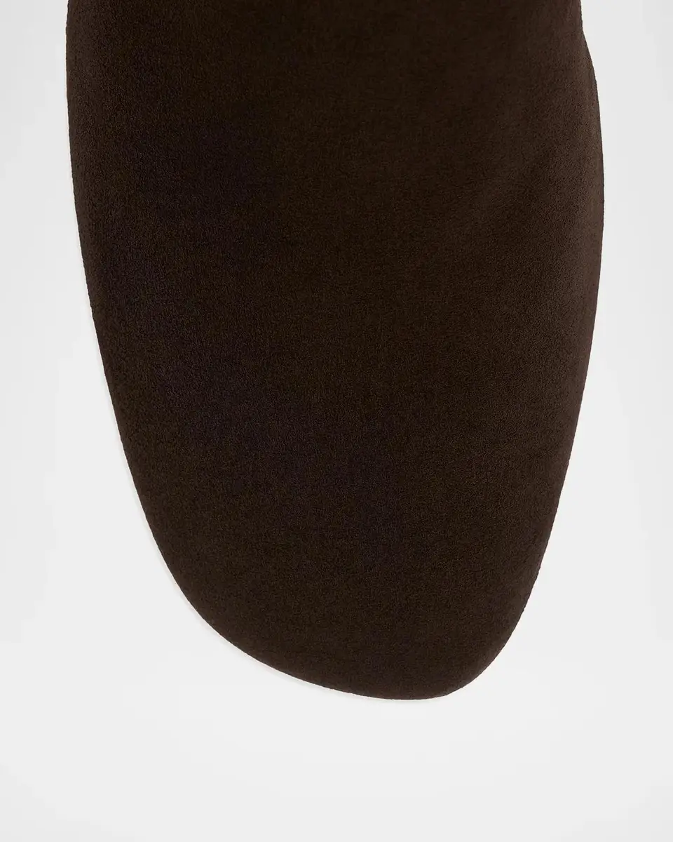 TOTEME Suede Zip-Up Ankle Boots | Thumbnail 4 TOTEME Suede Zip-Up Ankle Boots | Thumbnail 4