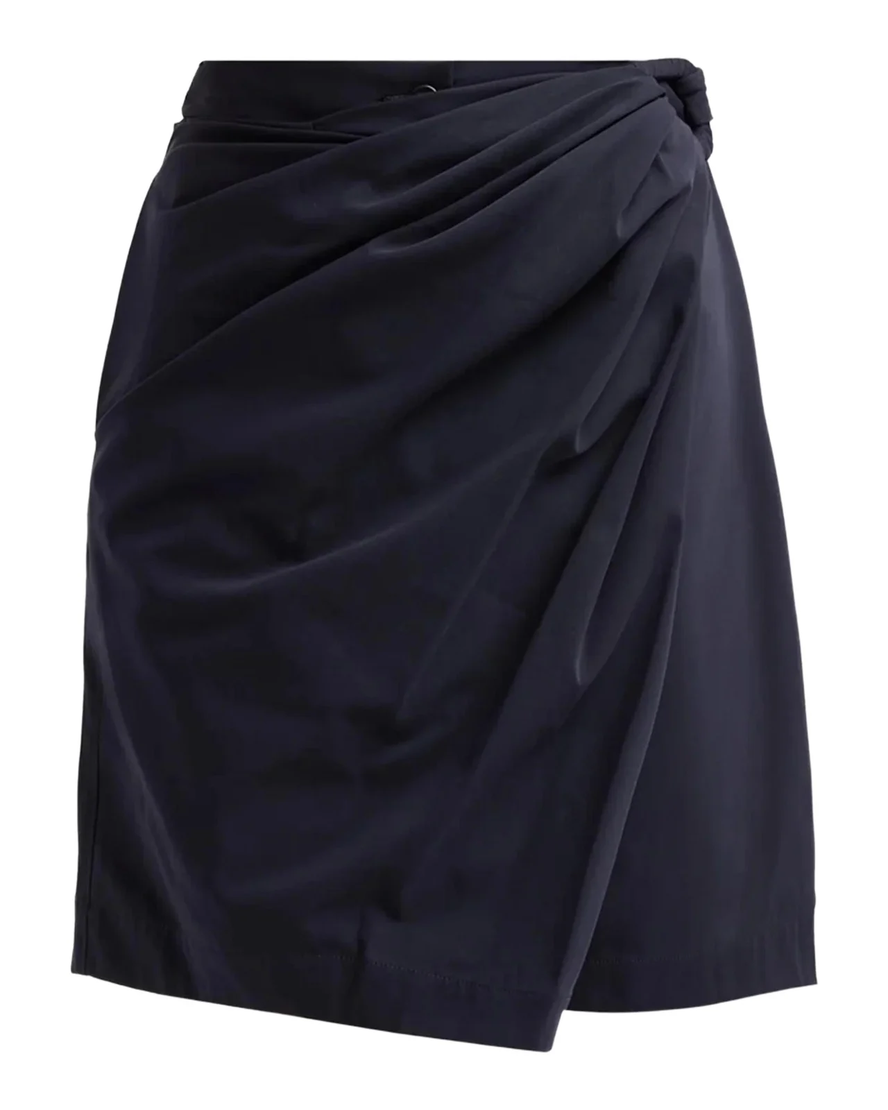 Draped Cotton Skort