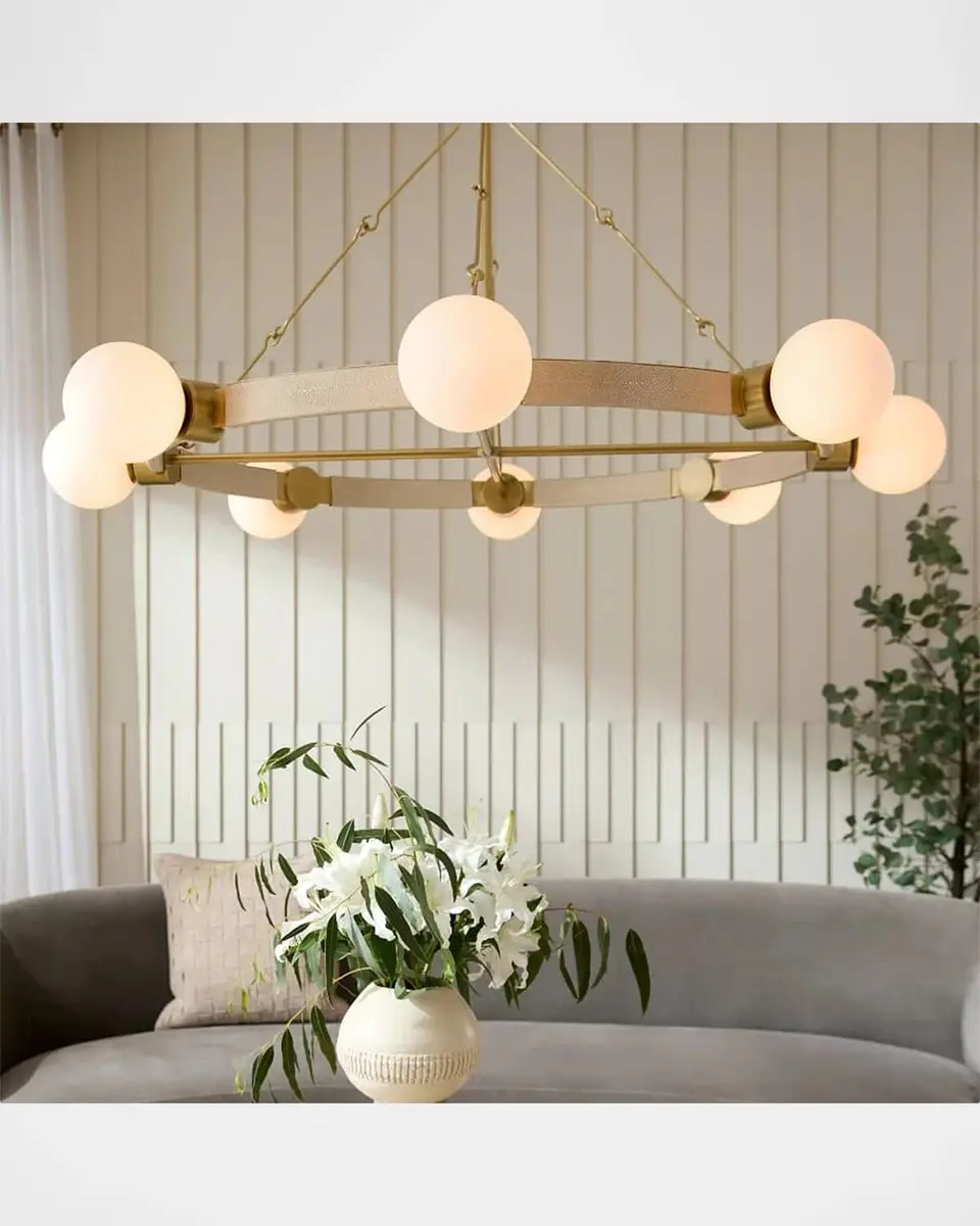 Arteriors Liberty 56" 8-Light Chandelier | Thumbnail 7 Arteriors Liberty 56" 8-Light Chandelier | Thumbnail 7