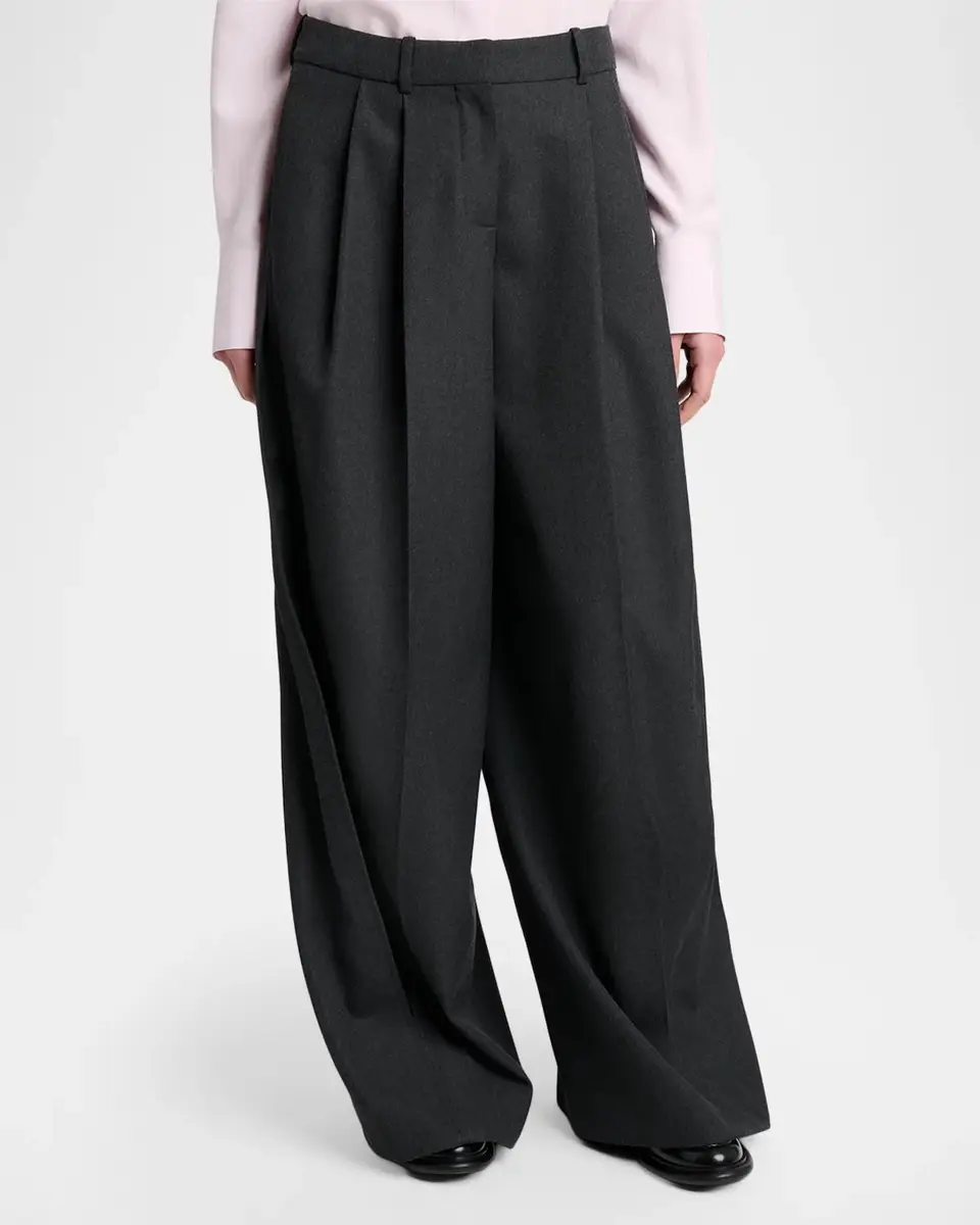 Givenchy Wool Pleated Balloon Pants | Thumbnail 4 Givenchy Wool Pleated Balloon Pants | Thumbnail 4