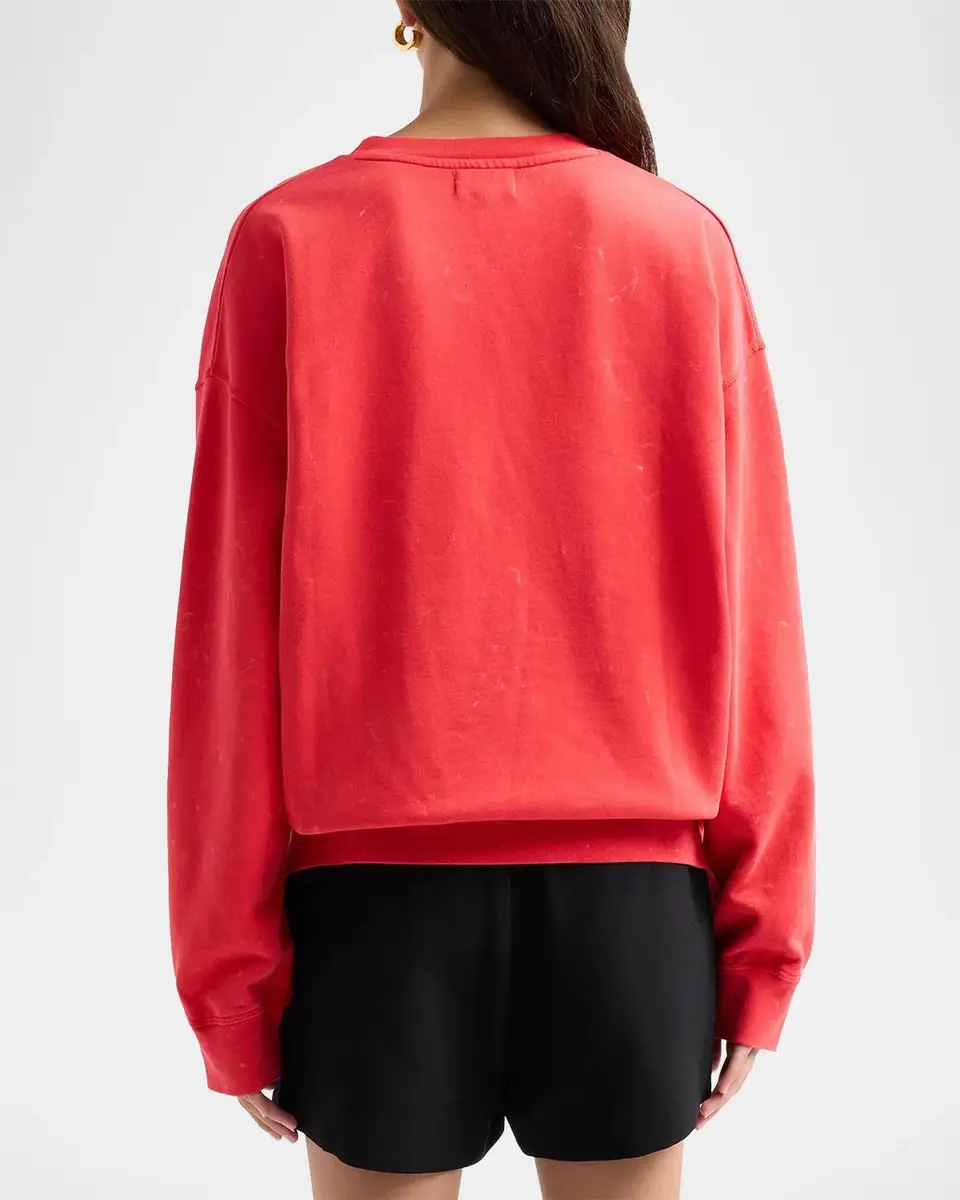Ganni Isoli Cherry Crewneck Sweatshirt | Thumbnail 3 Ganni Isoli Cherry Crewneck Sweatshirt | Thumbnail 3