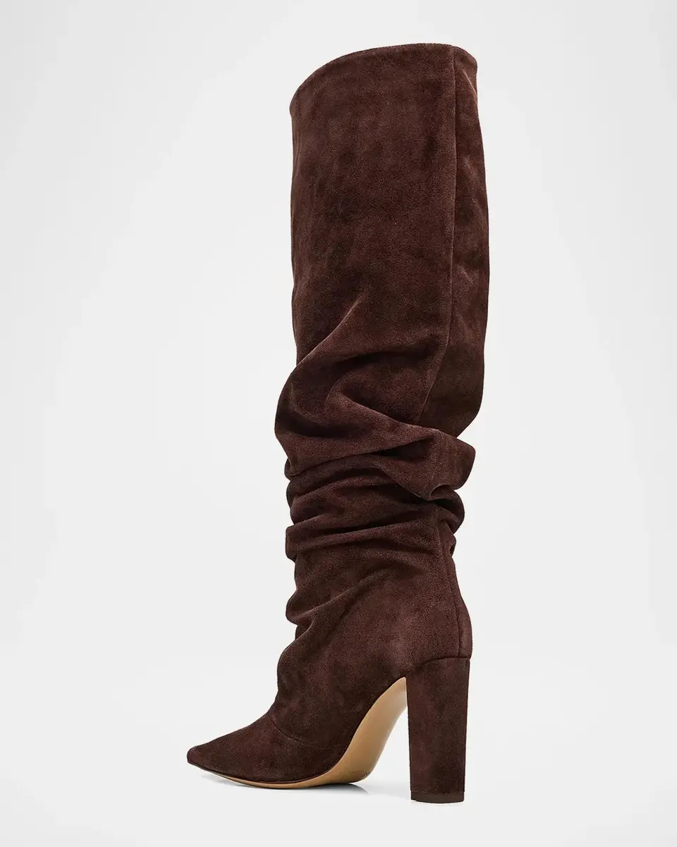 Alexandre Birman Thay 90MM Suede Slouch Boots | Thumbnail 4 Alexandre Birman Thay 90MM Suede Slouch Boots | Thumbnail 4