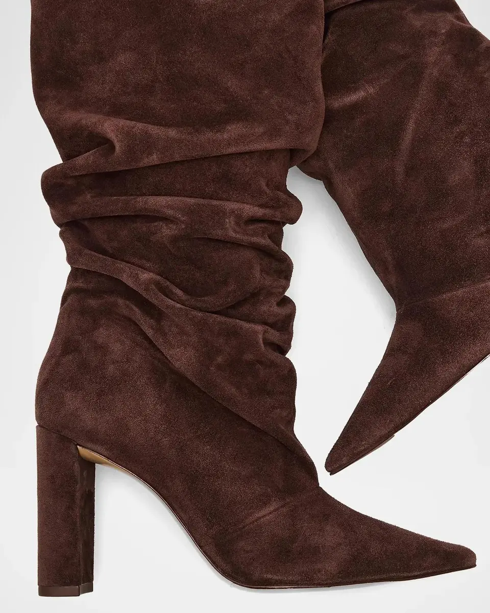 Alexandre Birman Thay 90MM Suede Slouch Boots | Thumbnail 5 Alexandre Birman Thay 90MM Suede Slouch Boots | Thumbnail 5