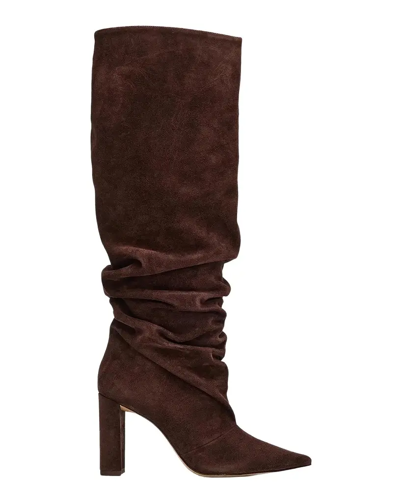 Alexandre Birman Thay 90MM Suede Slouch Boots