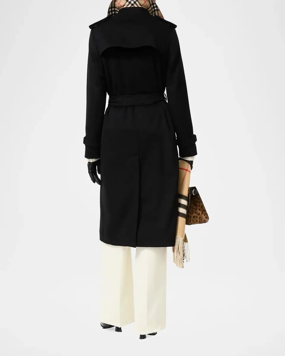 Burberry Kensington Cashmere Long Trench Coat | Thumbnail 3 Burberry Kensington Cashmere Long Trench Coat | Thumbnail 3