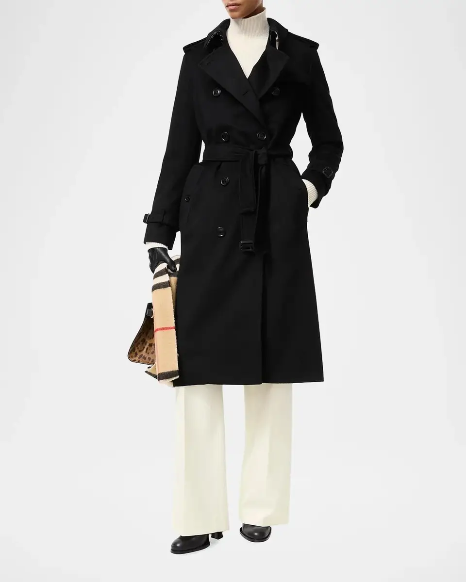 Burberry Kensington Cashmere Long Trench Coat | Thumbnail 4 Burberry Kensington Cashmere Long Trench Coat | Thumbnail 4